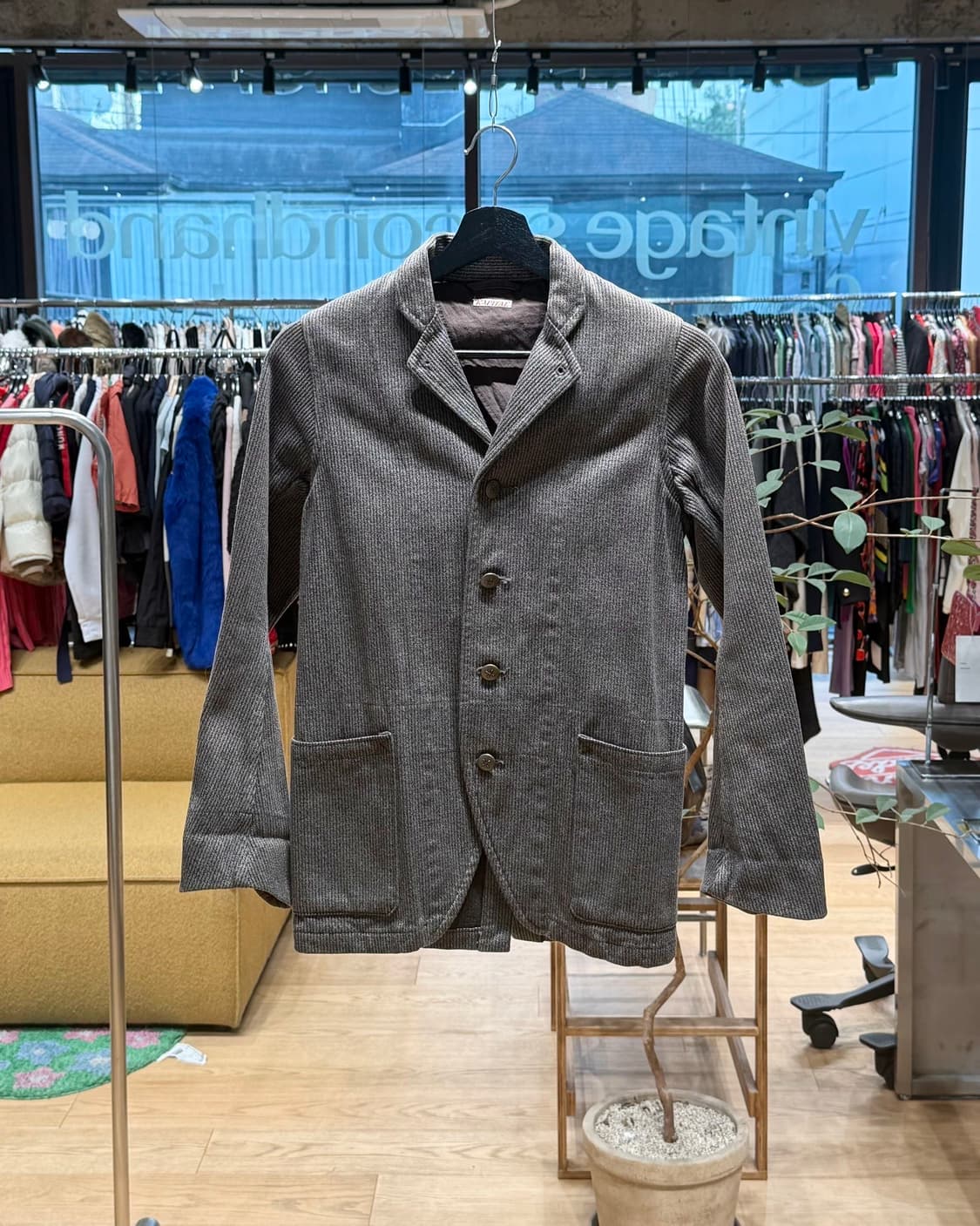 캐피탈 브라운 코듀로이 4b 블레이저 자켓  상품이미지1