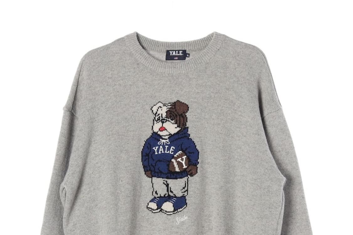 예일 불독 그레이 니트 XL 상품이미지3