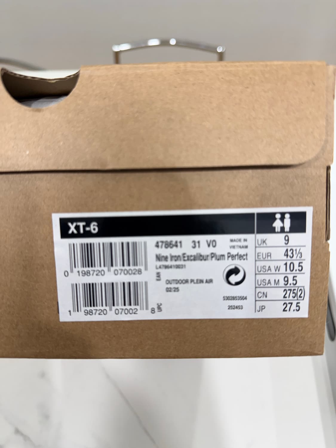 살로몬 XT-6 새상품 팝니다. 남자275황금 사이즈 상품이미지5