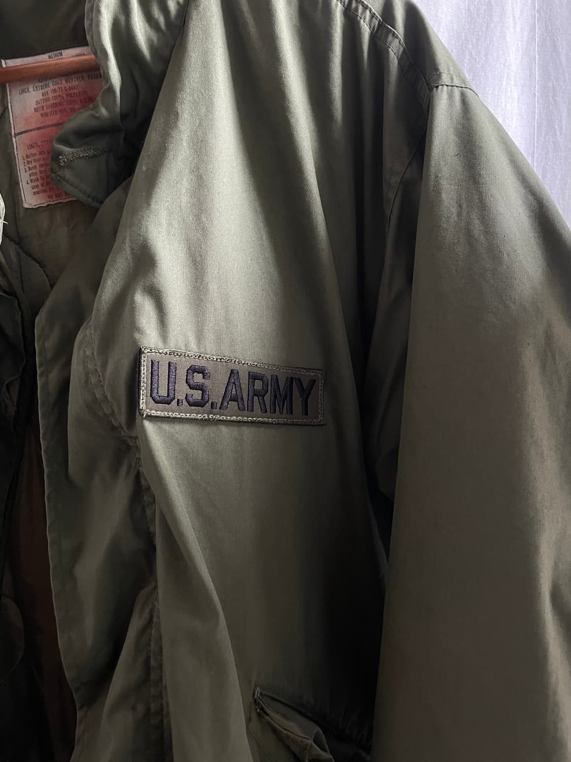 70's 후반 피쉬테일 개파카 상품이미지3