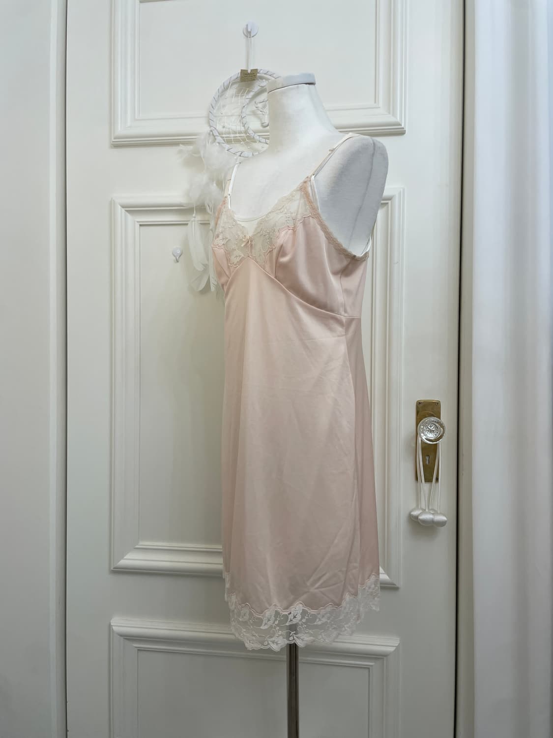 white&coral lovely slip set 상품이미지8