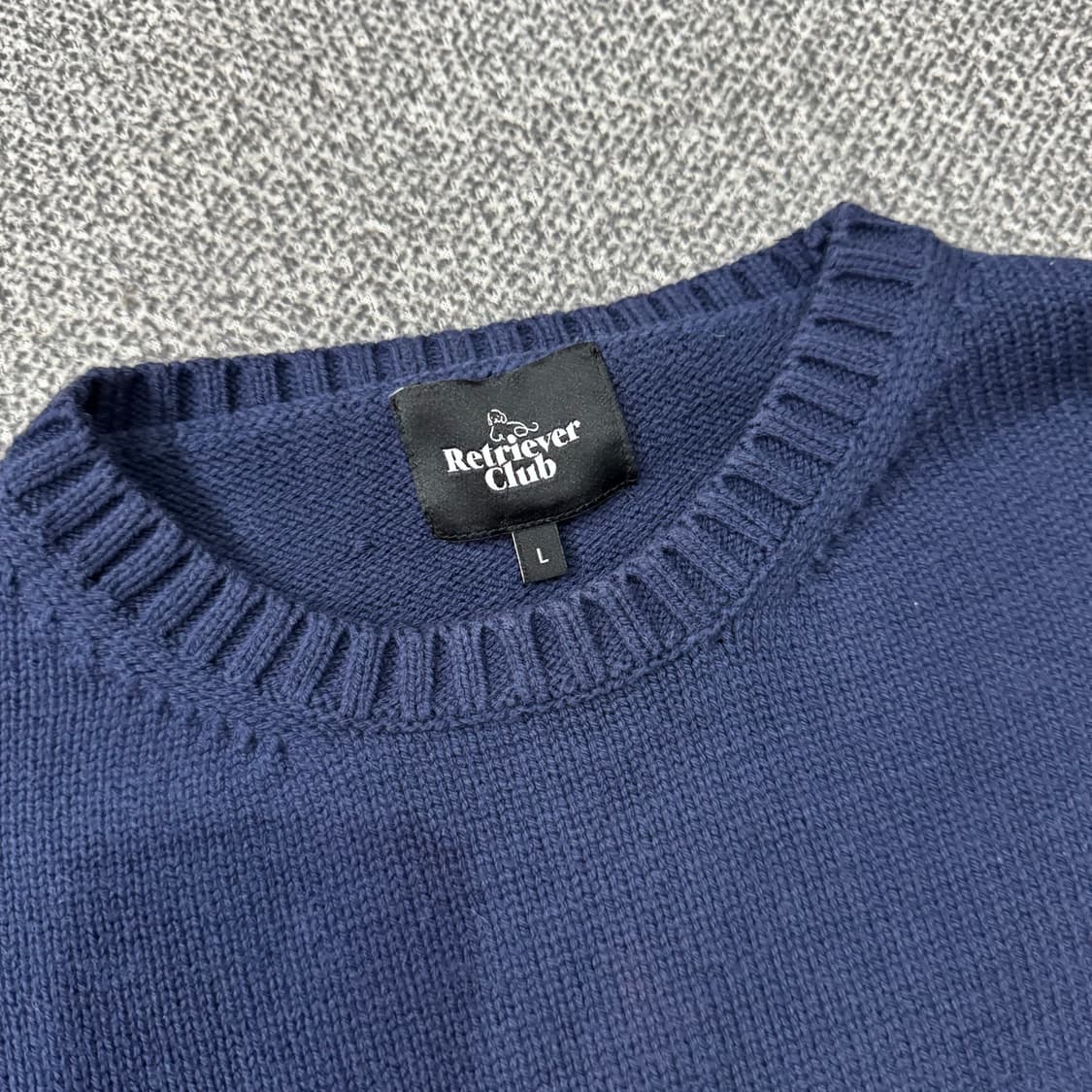 리트리버클럽 RC 빅로고 니트 상품이미지4