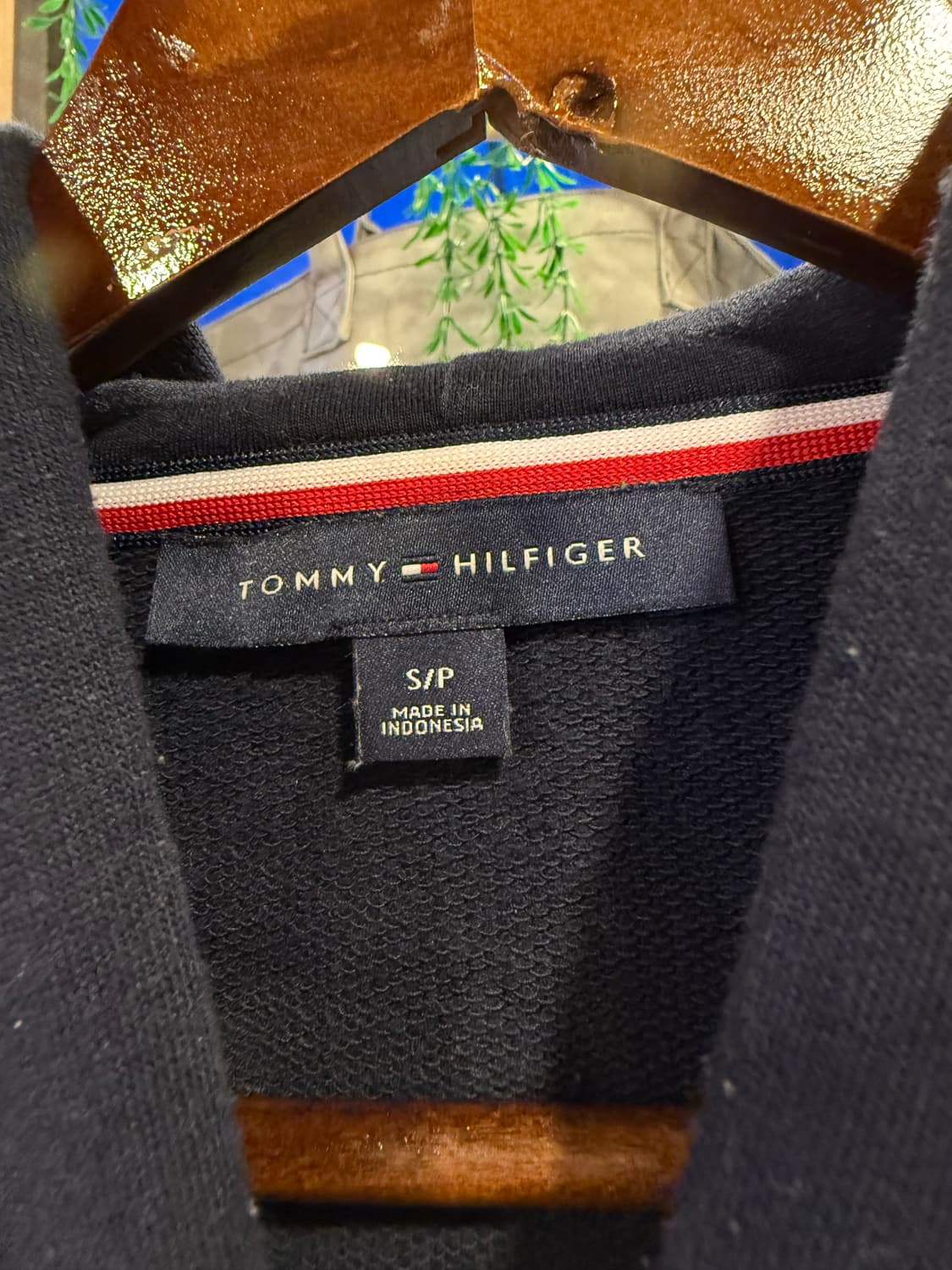 타미힐피거 블랙 후드집업 상품이미지2