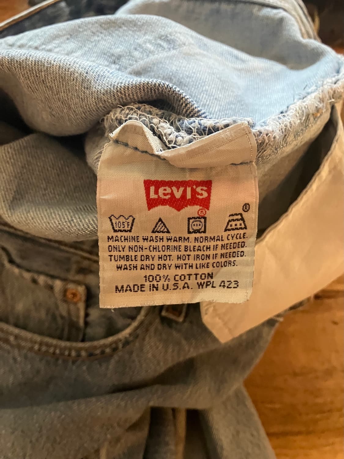 90s USA 빈티지 리바이스 501 데님 팬츠 상품이미지9