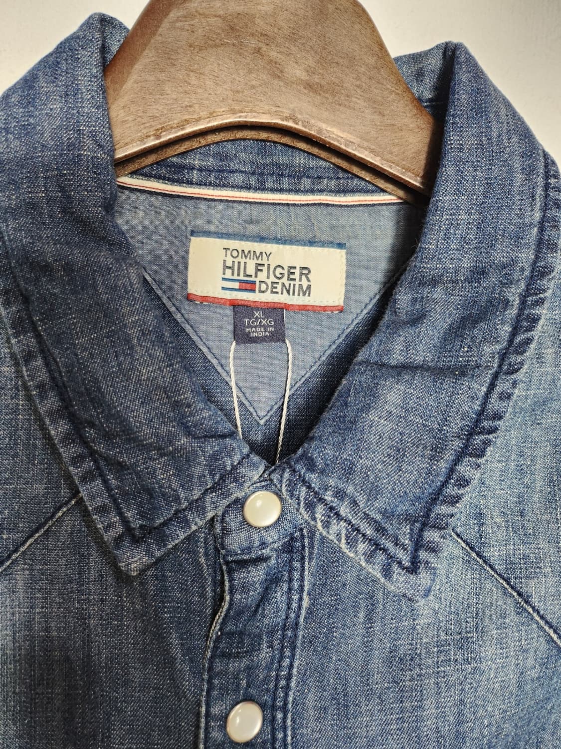 XL 타미힐피거 데님 웨스턴 셔츠 상품이미지2