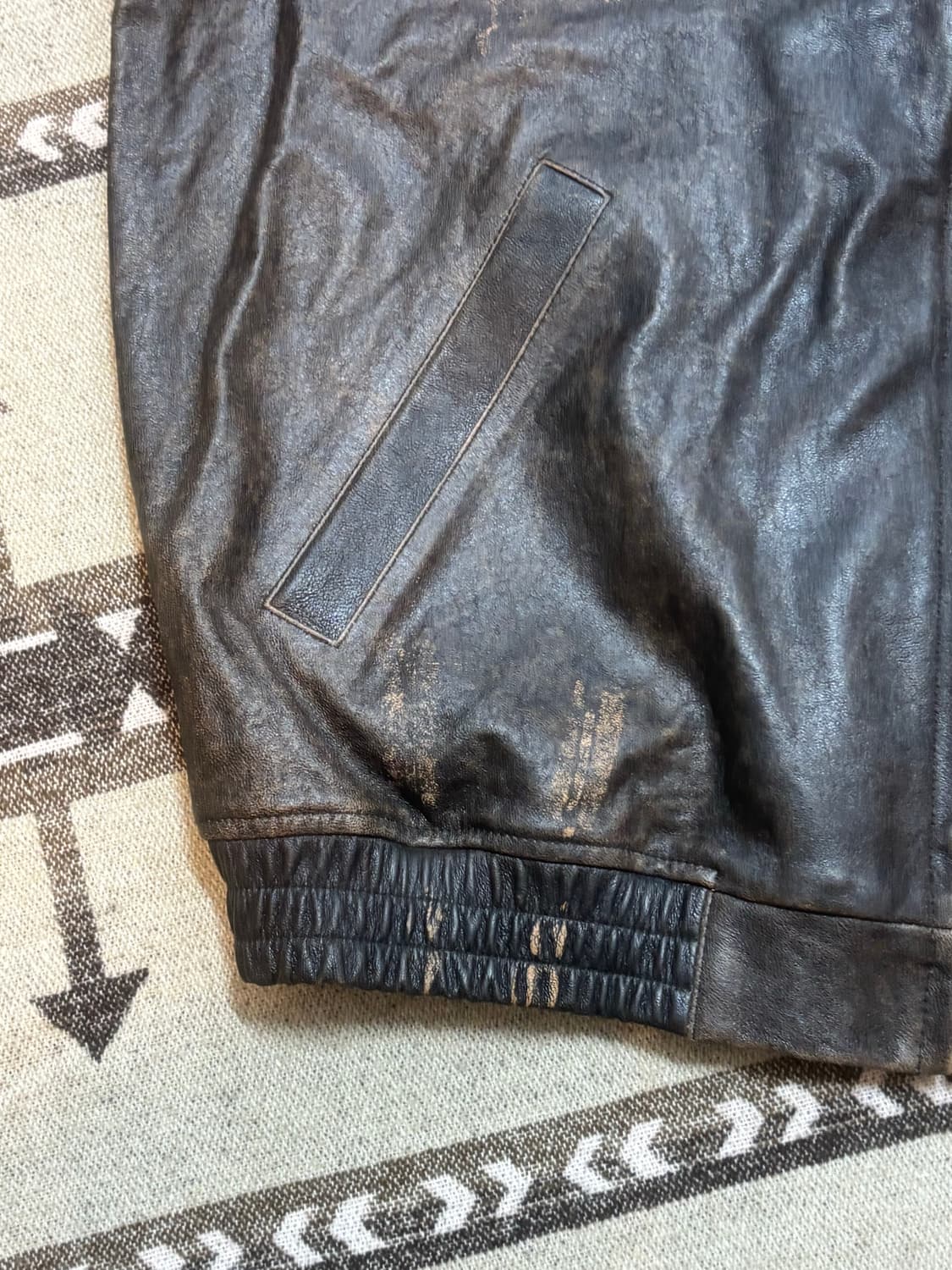 본바트(vonvat)가죽 조끼 상품이미지6