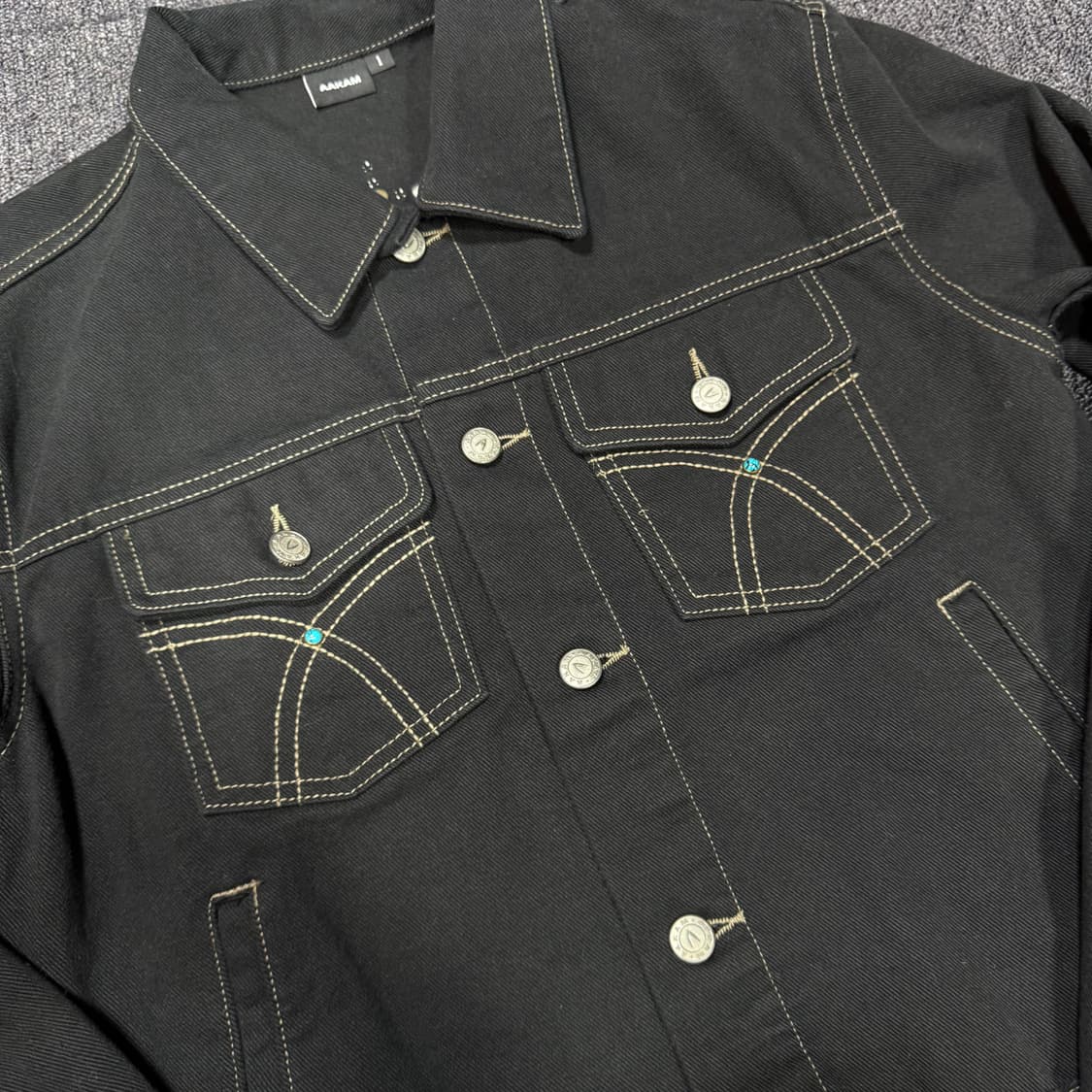 아캄 웨스턴 스터드 데님 자켓 상품이미지4