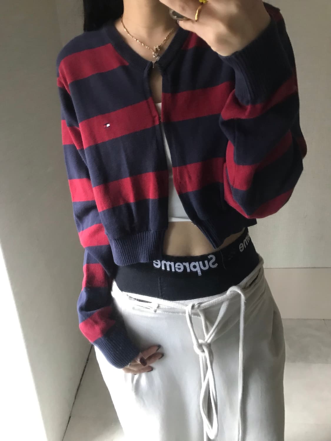 타미힐피거 스트라이프 가디건 상품이미지5