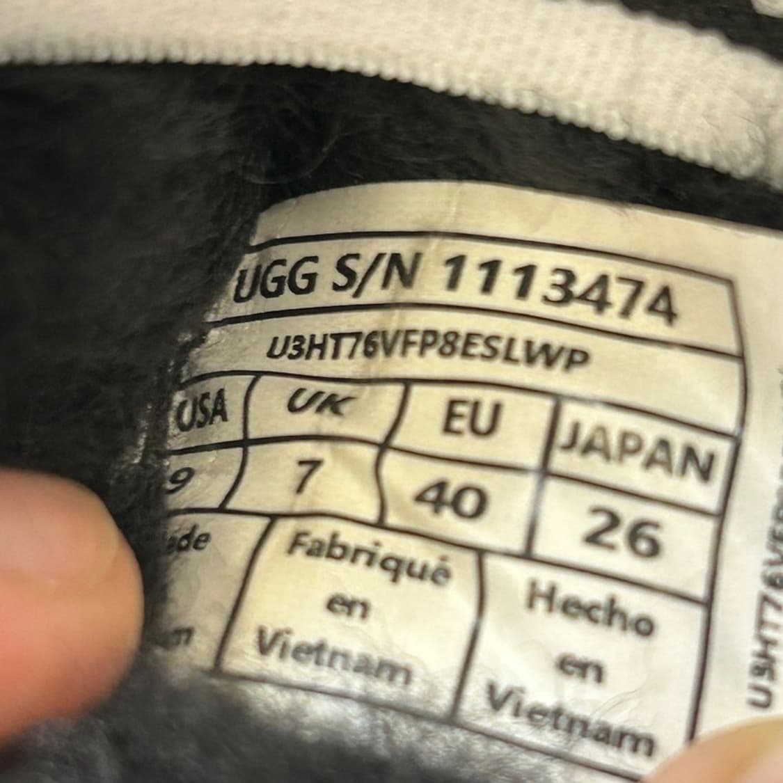 UGG 펀케트 플랫폼 슬리퍼 블랙 260 상품이미지6