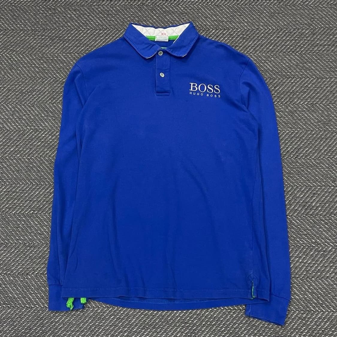 휴고 보스 자수 로고 카라넥 티셔츠 v0341 상품이미지1