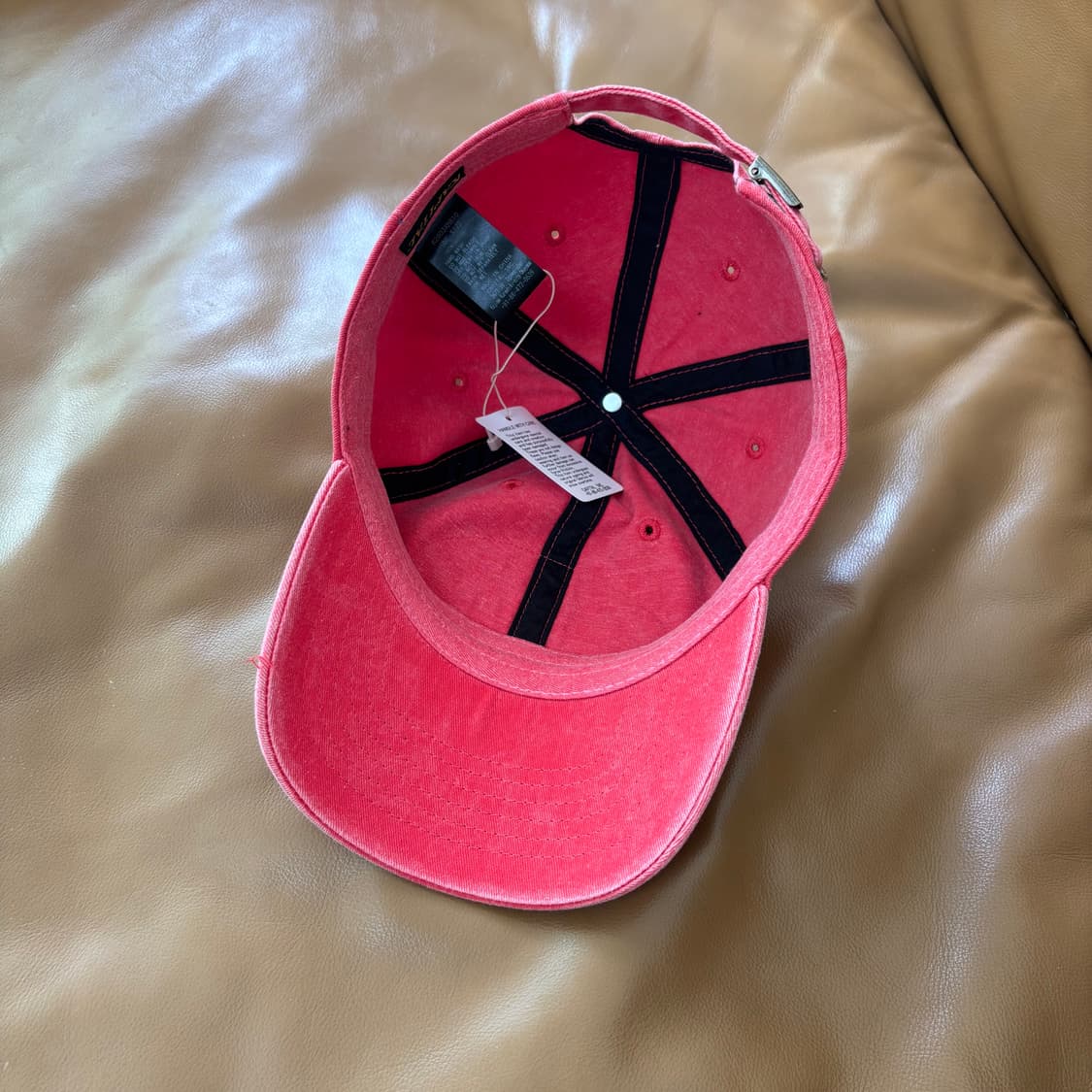 Kapital 캐피탈 오사카 한정 6패널 볼캡 모자 워시드 레드 상품이미지6