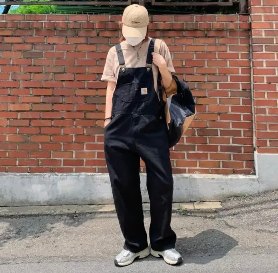 칼하트 오버롤팬츠 블랙 CH5544 상품이미지2