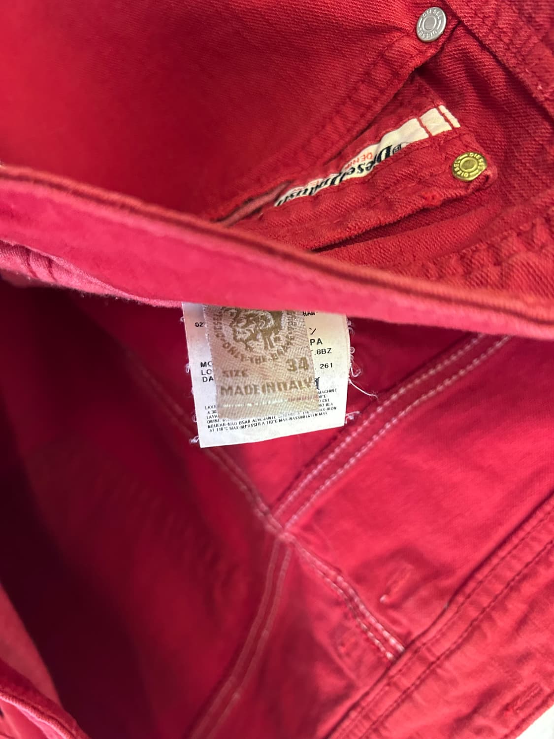 DIESEL RED DENIM 상품이미지4