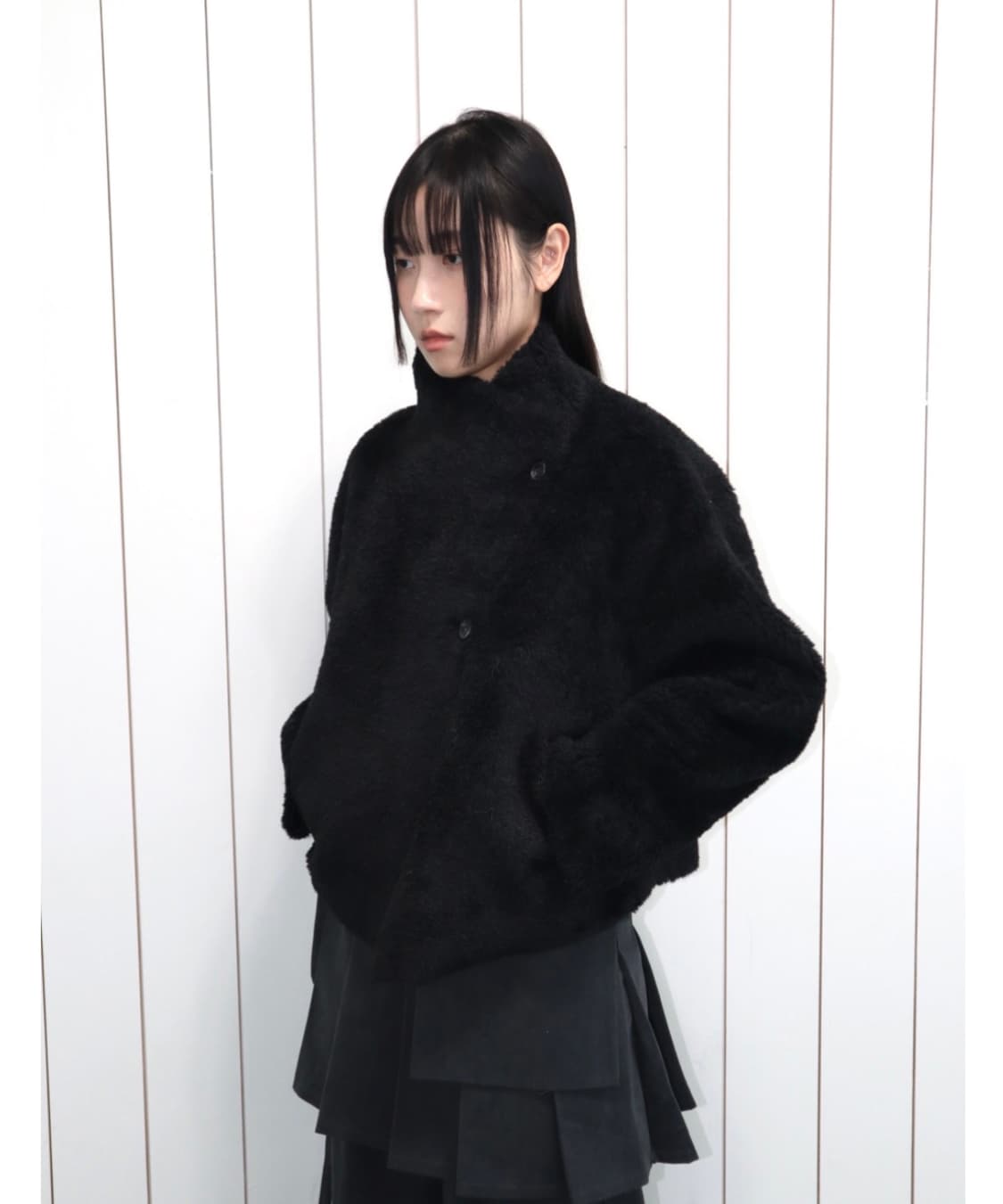 김미 양면 착용 가능 무스탕 상품이미지2