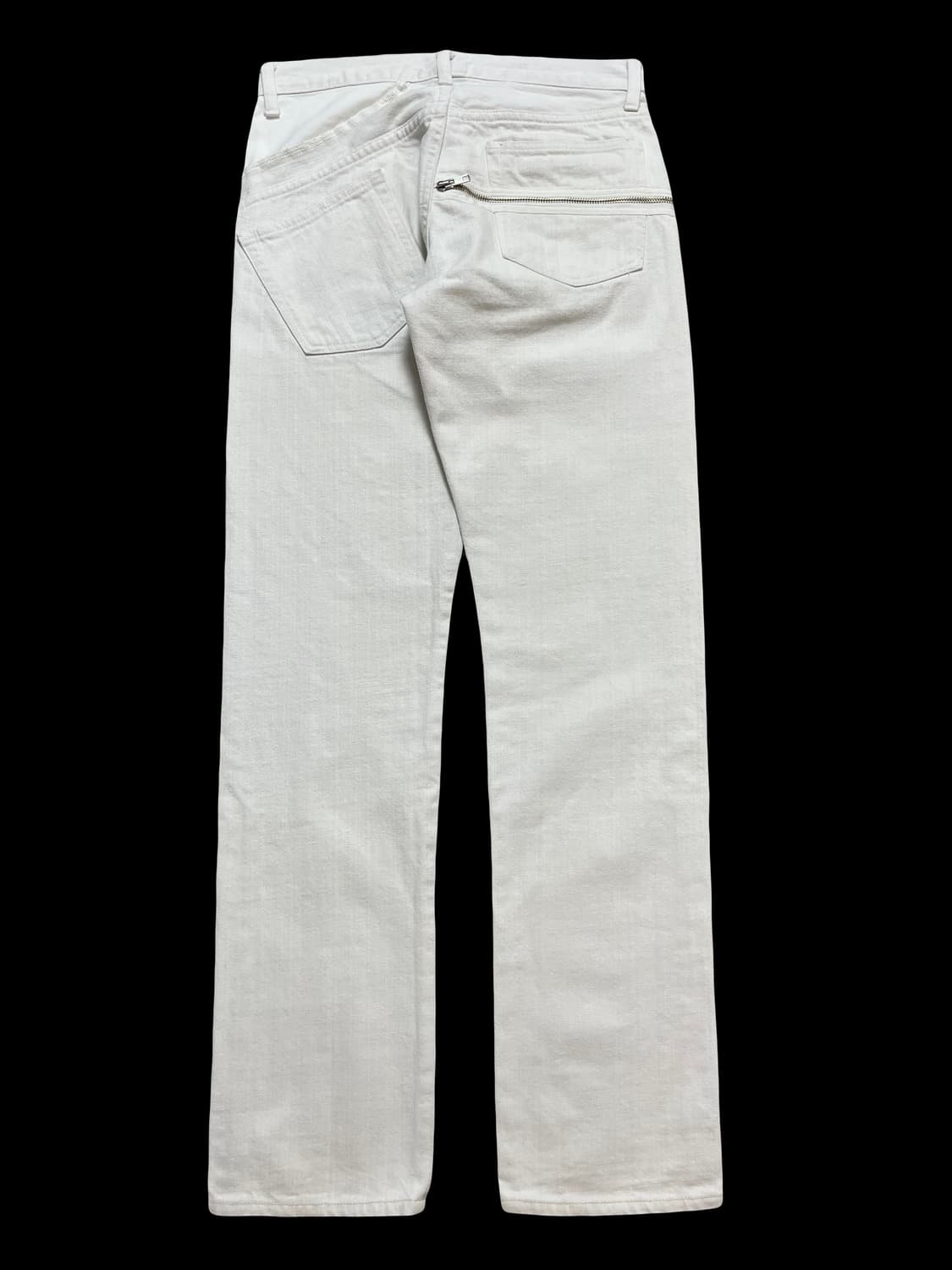 Talking About The Abstraction 지퍼 팬츠 화이트 상품이미지3