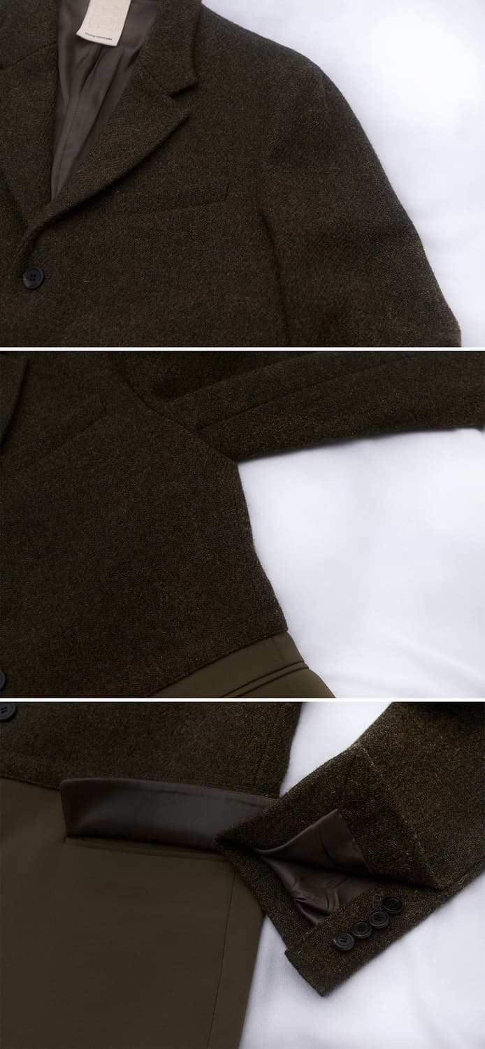 우영미 x 해리스 트위드 투블럭 블레이저 자켓 (48 / 95-100) 상품이미지8