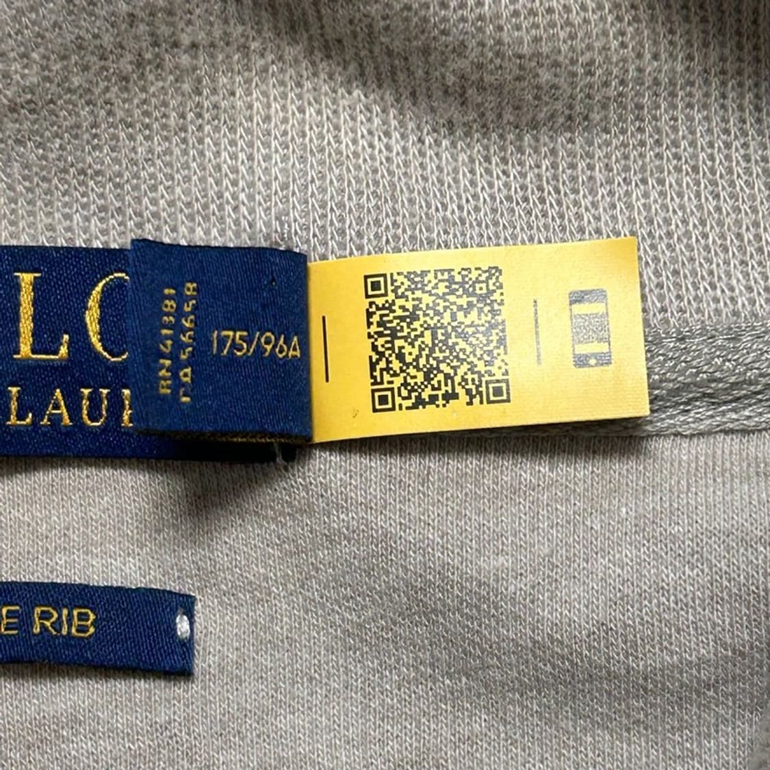 폴로랄프로렌 하프 집업 니트 스웨터 베이지 M 상품이미지5