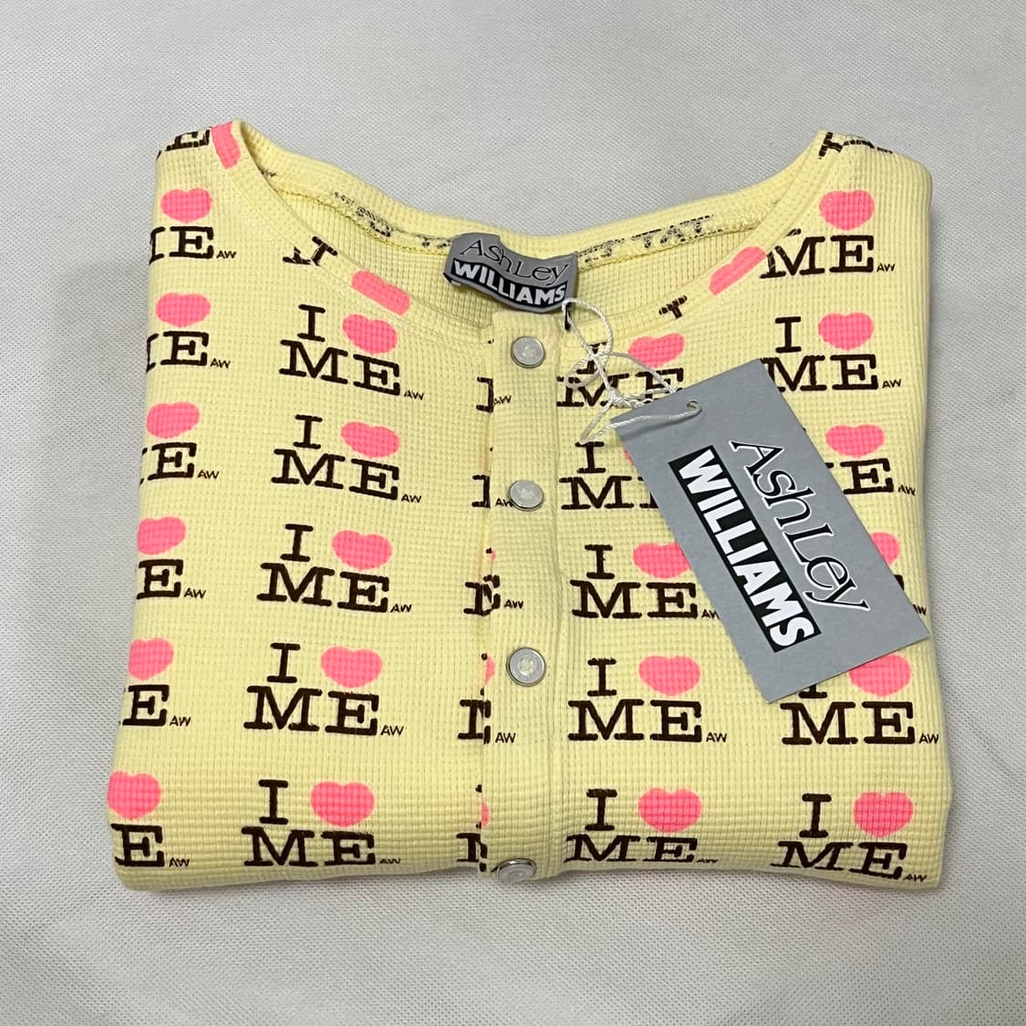 [XS]애슐리 윌리엄스 26ss 아이 하트 미 가디건/옐로우 상품이미지4