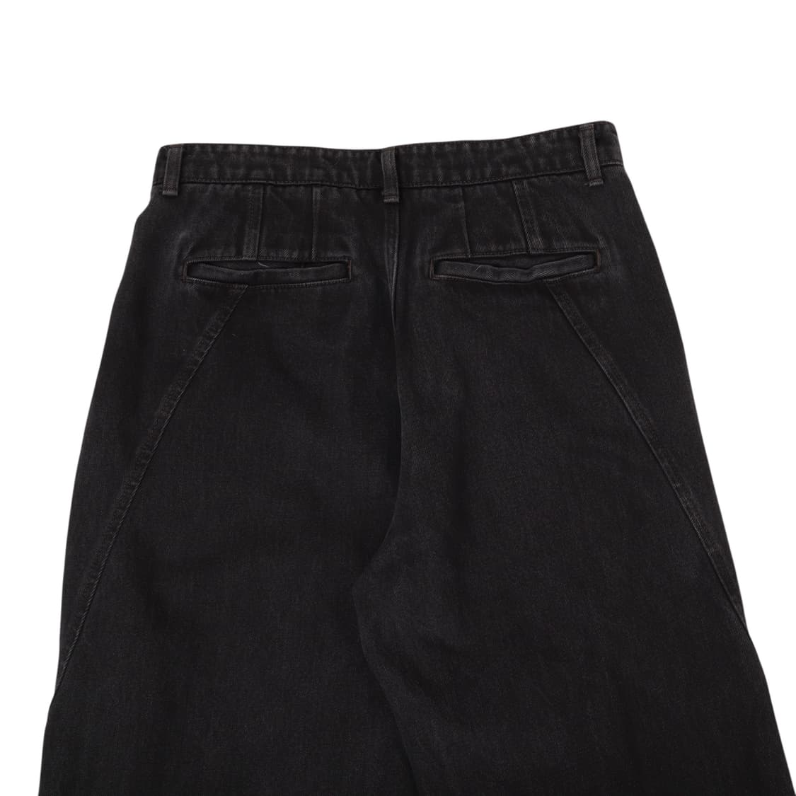 Coor 쿠어 핀턱 커브드 데님팬츠 상품이미지5