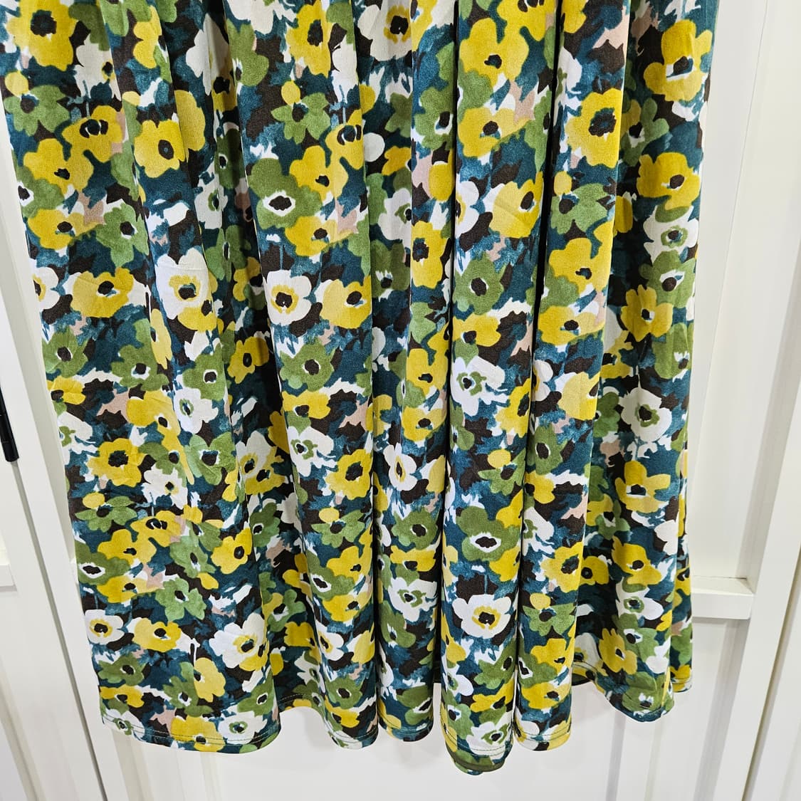 그린플라워 셔링 원피스 상품이미지3