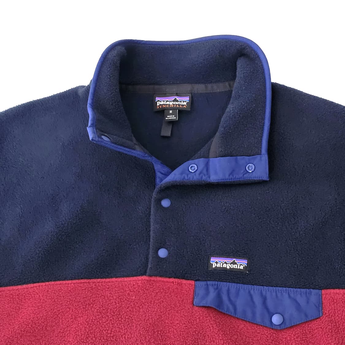 [M] 파타고니아 신칠라 스냅티 네이비 레드 상품이미지4