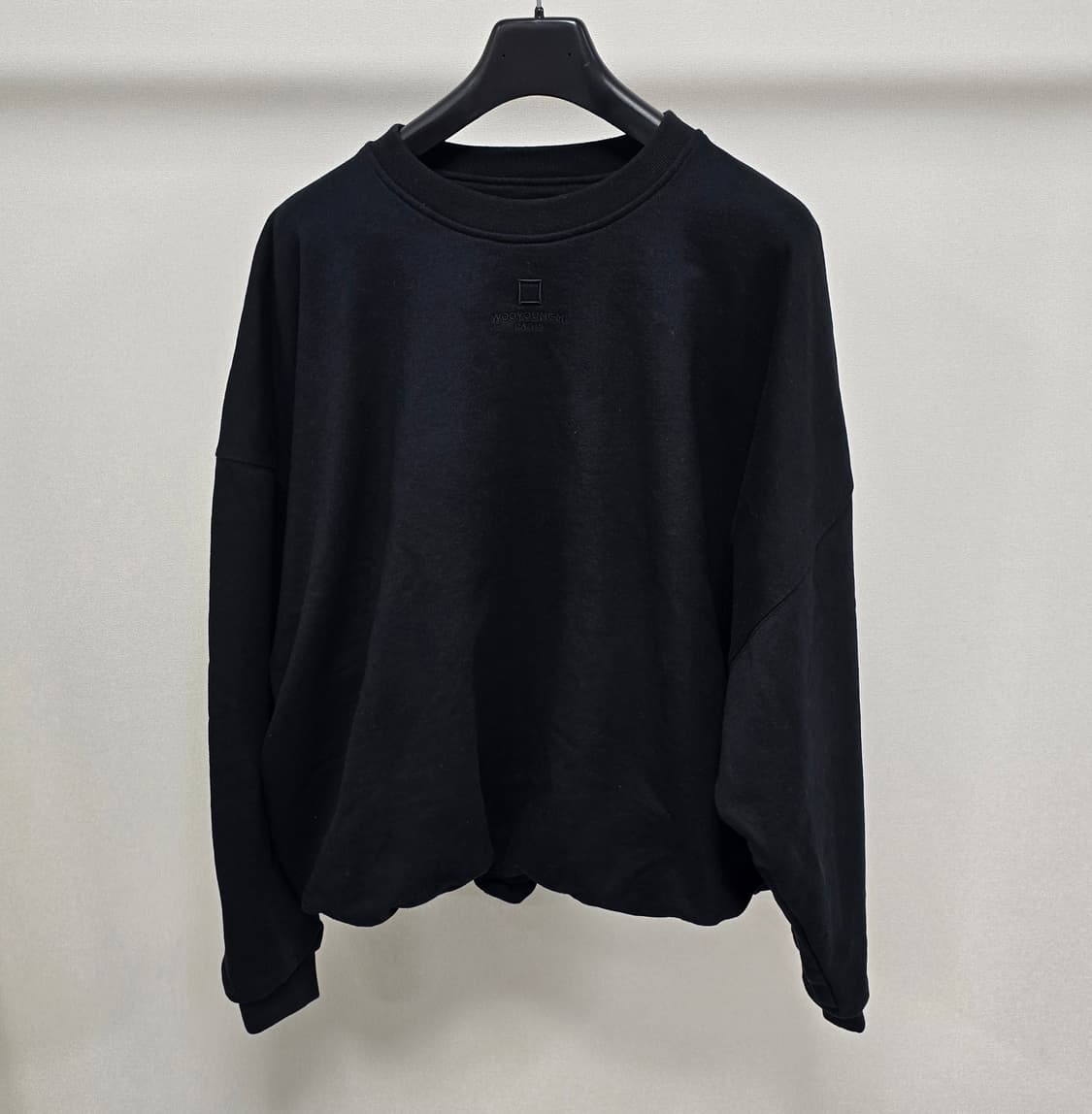 24fw 우영미 로고 맨투맨 48사이즈 판매 상품이미지1