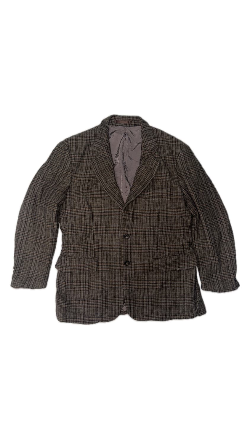 빈티지 체크 블레이저 자켓 상품이미지1