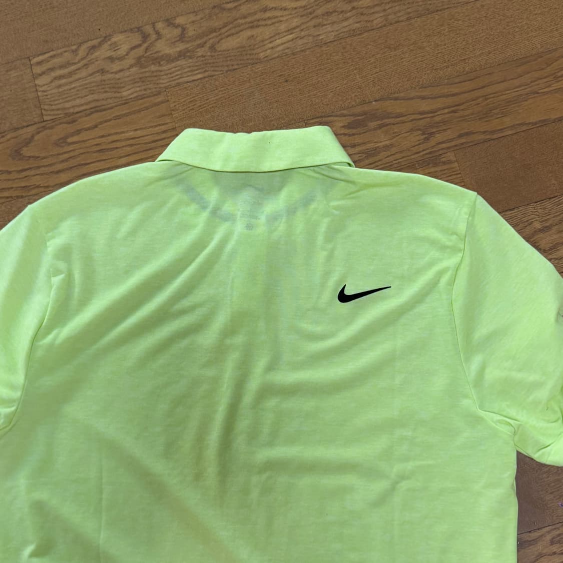 Nike 코튼 라임 스우시 폴로 반팔 티셔츠 상품이미지5