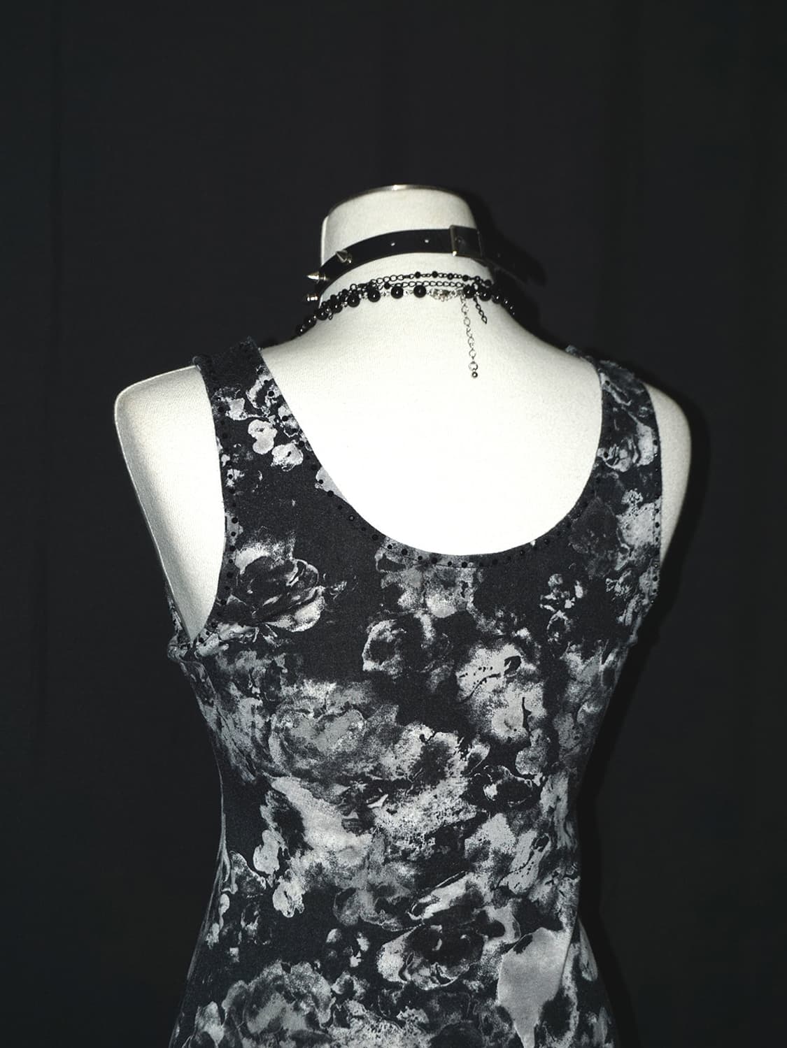 (azul) rhinestone flower sleeveless  상품이미지6