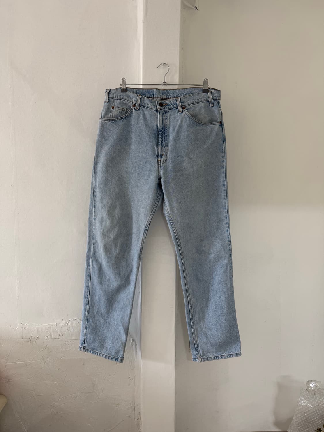 리바이스505 오렌지탭 연청 데님팬츠 36 상품이미지3