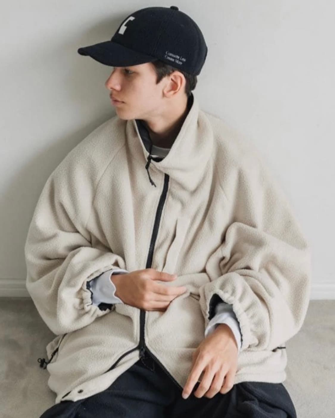 CLESSTE 폴라텍 리버시블 밀리터리 자켓 아이보리 상품이미지8