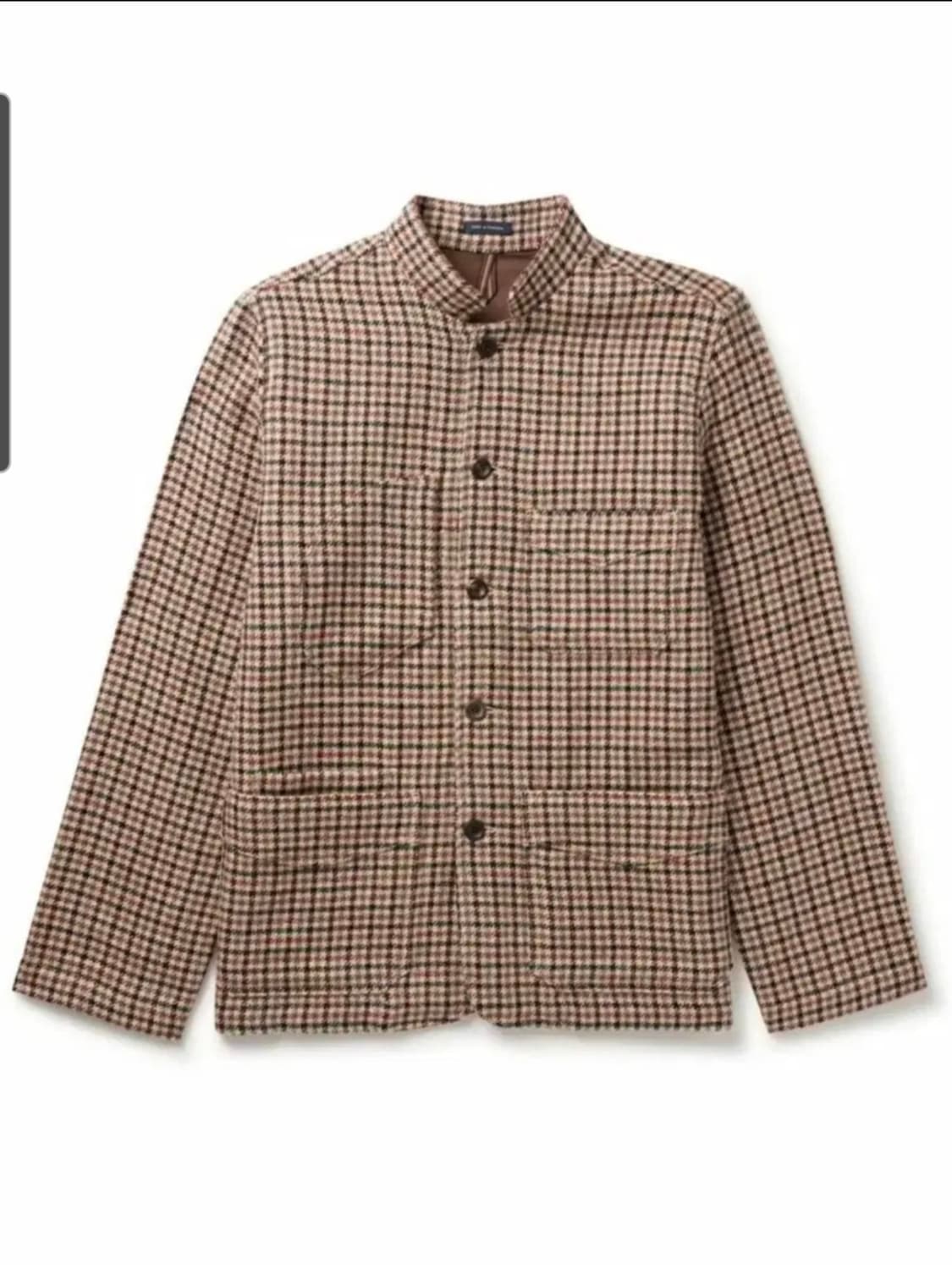 새 상품) 드레익스 체크 트위드 아티스트 초어 자켓 40 상품이미지8