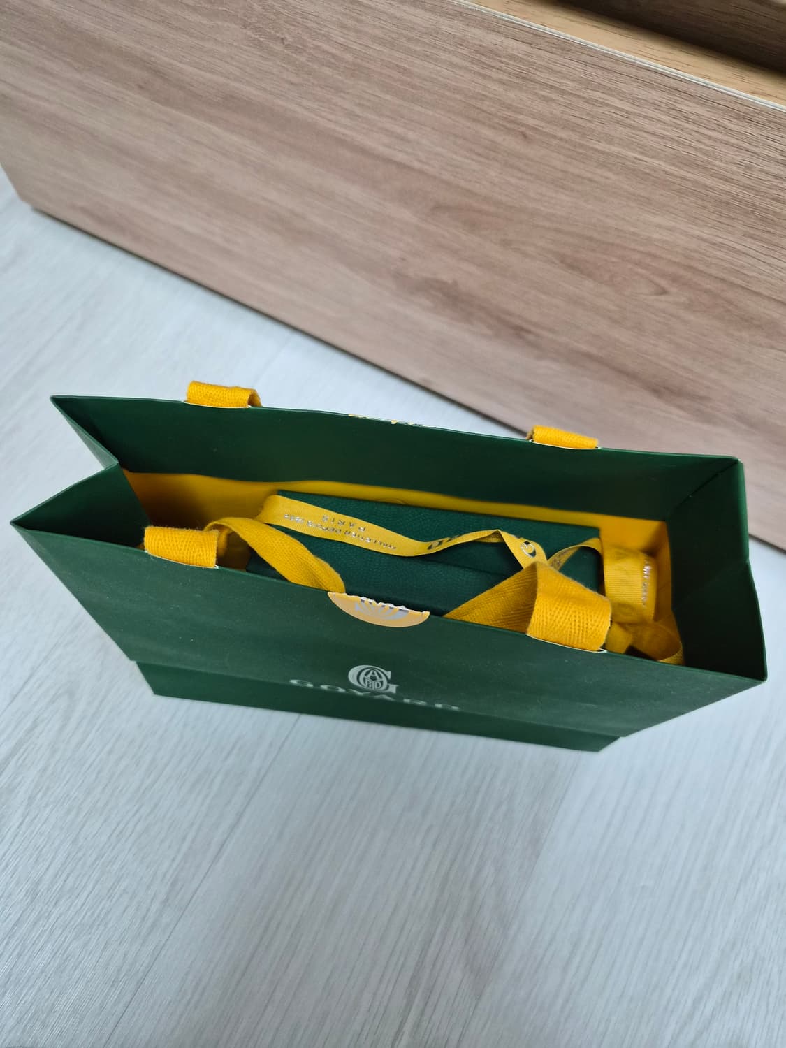 (급처) 고야드 생피에르 카드지갑 그린 26년 3월 구매 상품이미지8