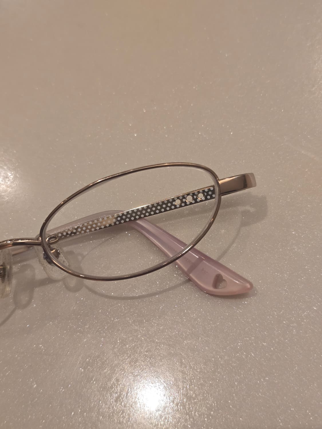 Liz Lisa 리즈리사 도트 하트 로즈골드 안경 상품이미지2