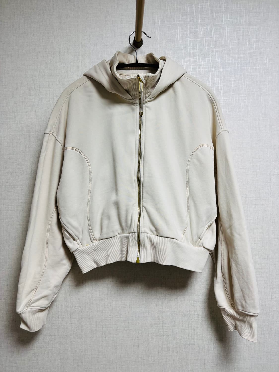 Lululemon 크롭 후드 짚업 스웻셔츠 상품이미지1