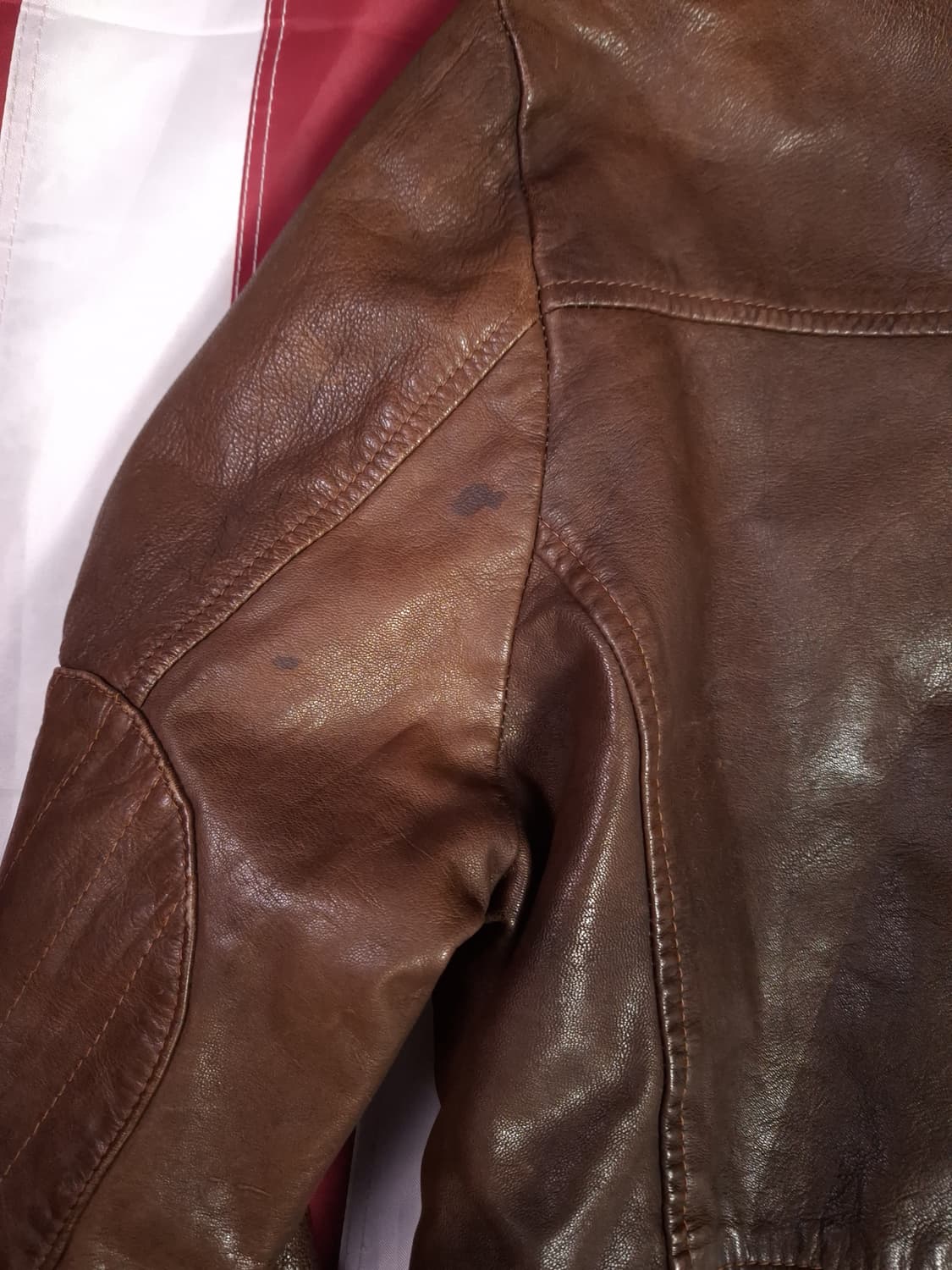 오리지날 무스탕 리얼레더 필드 자켓 상품이미지6