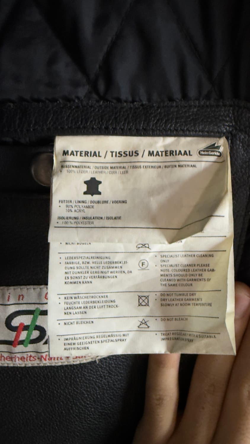 하인 게리케 Hein gericke 라이더 가죽자켓 블랙 L 상품이미지9