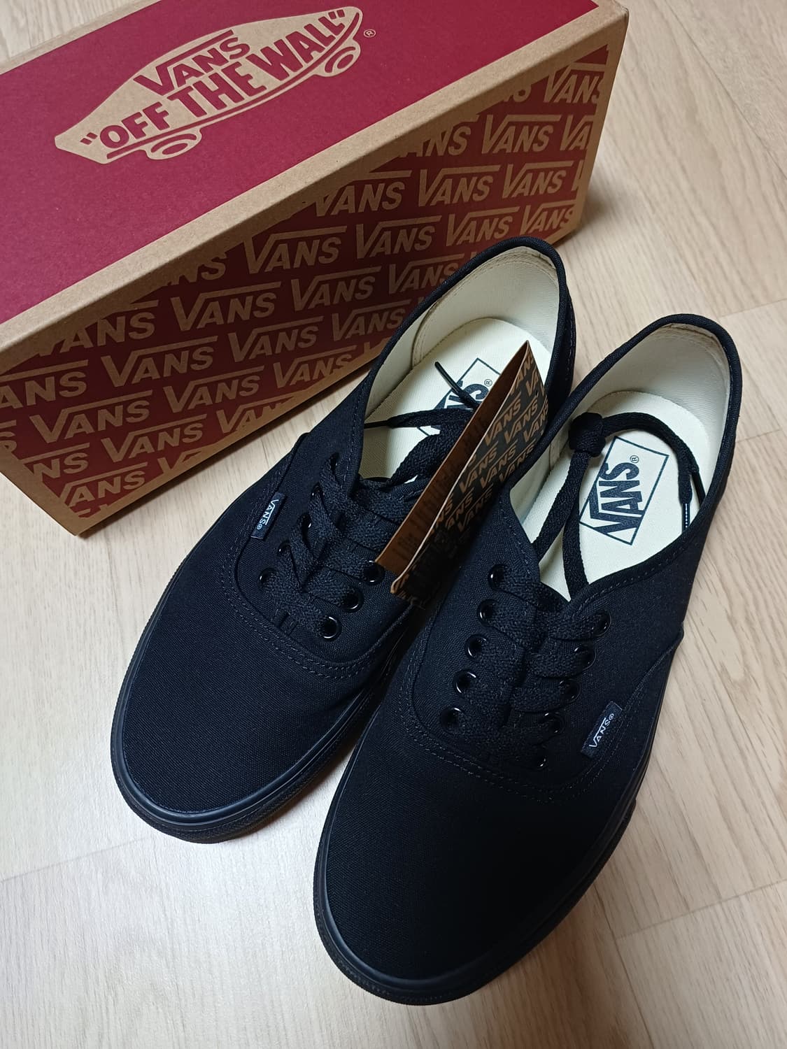 반스 어센틱 올블랙 270 Vans 올검 상품이미지3