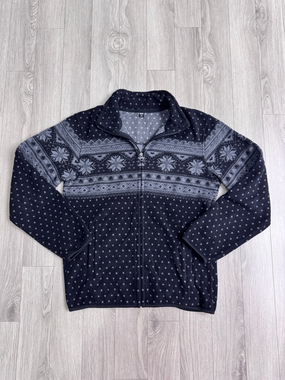 유니클로 노르딕 도트 플리스 집업 상품이미지6