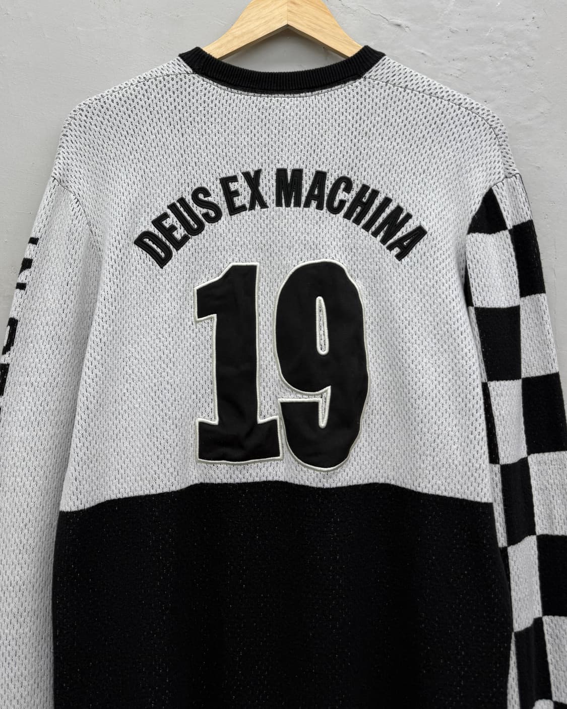DEUS EX MACHINA 체커보드 레이싱 코튼 니트 상품이미지9