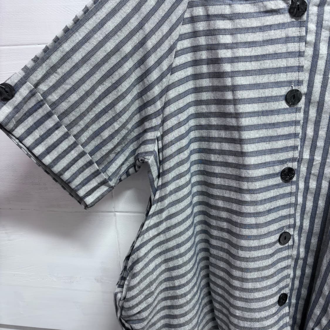 스트라이프 벌룬 하구미 모리걸 반팔 자켓 JPN 상품이미지3