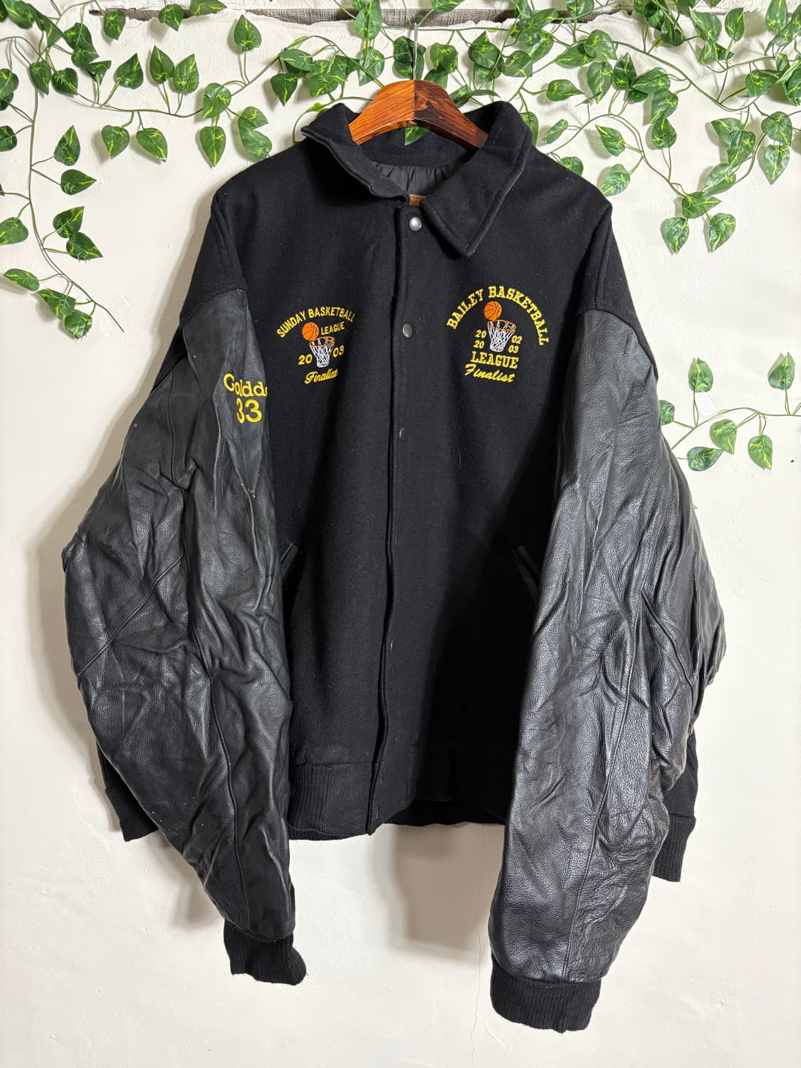 빈티지 바시티 자켓 상품이미지6