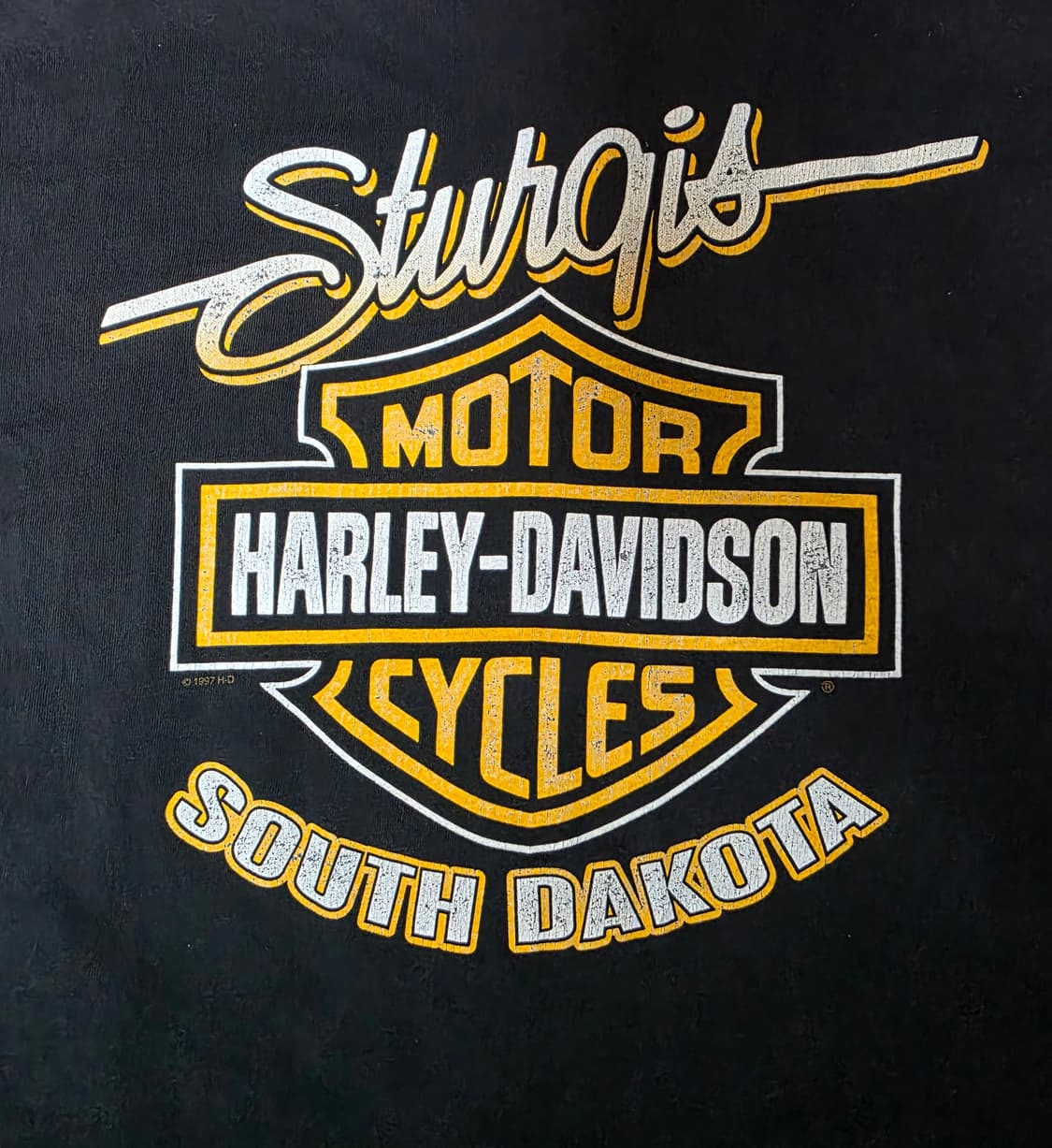 [XL] 00s 빈티지 할리데이비슨 sturgis 60th 티셔츠 페이딩 상품이미지7