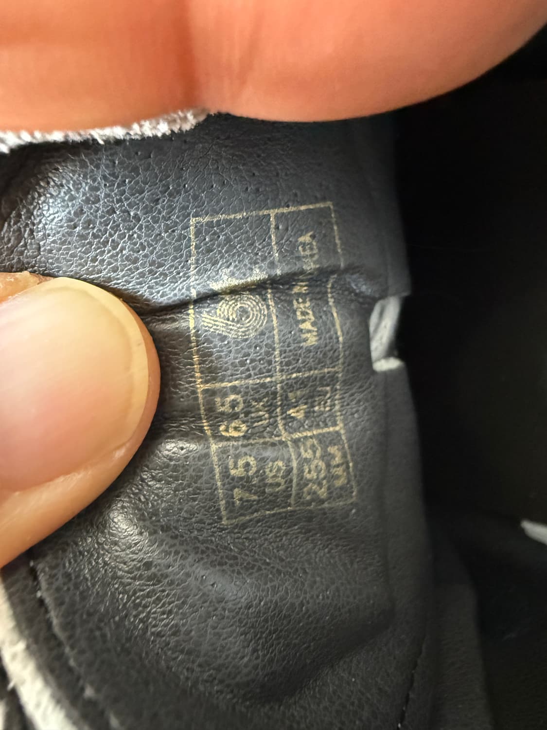 [255]Pre owned 레더 독일군 스니커즈 상품이미지9