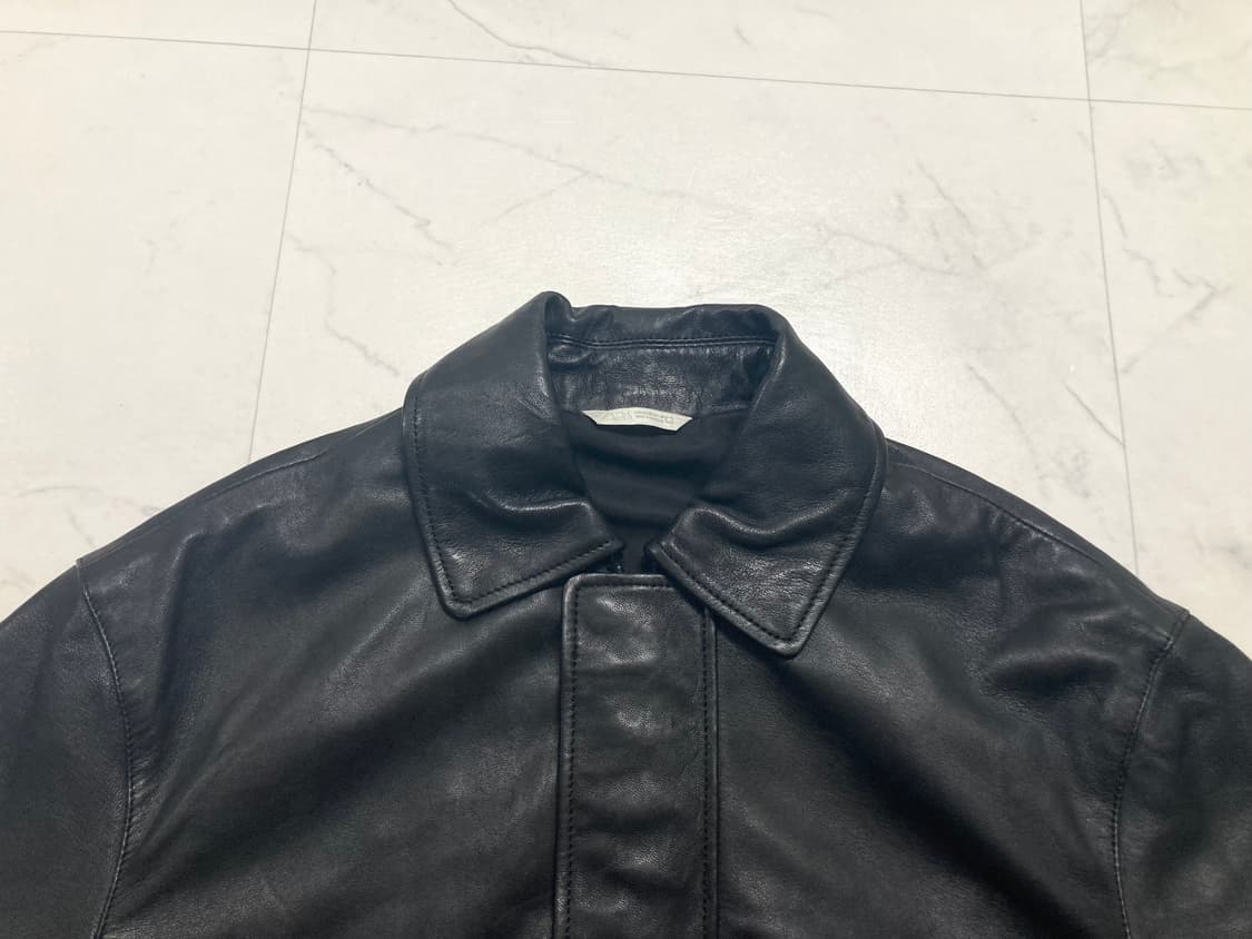 (거의 새것)자라 맨스 2026 신상 양가죽 A2 자켓 100-105 상품이미지5