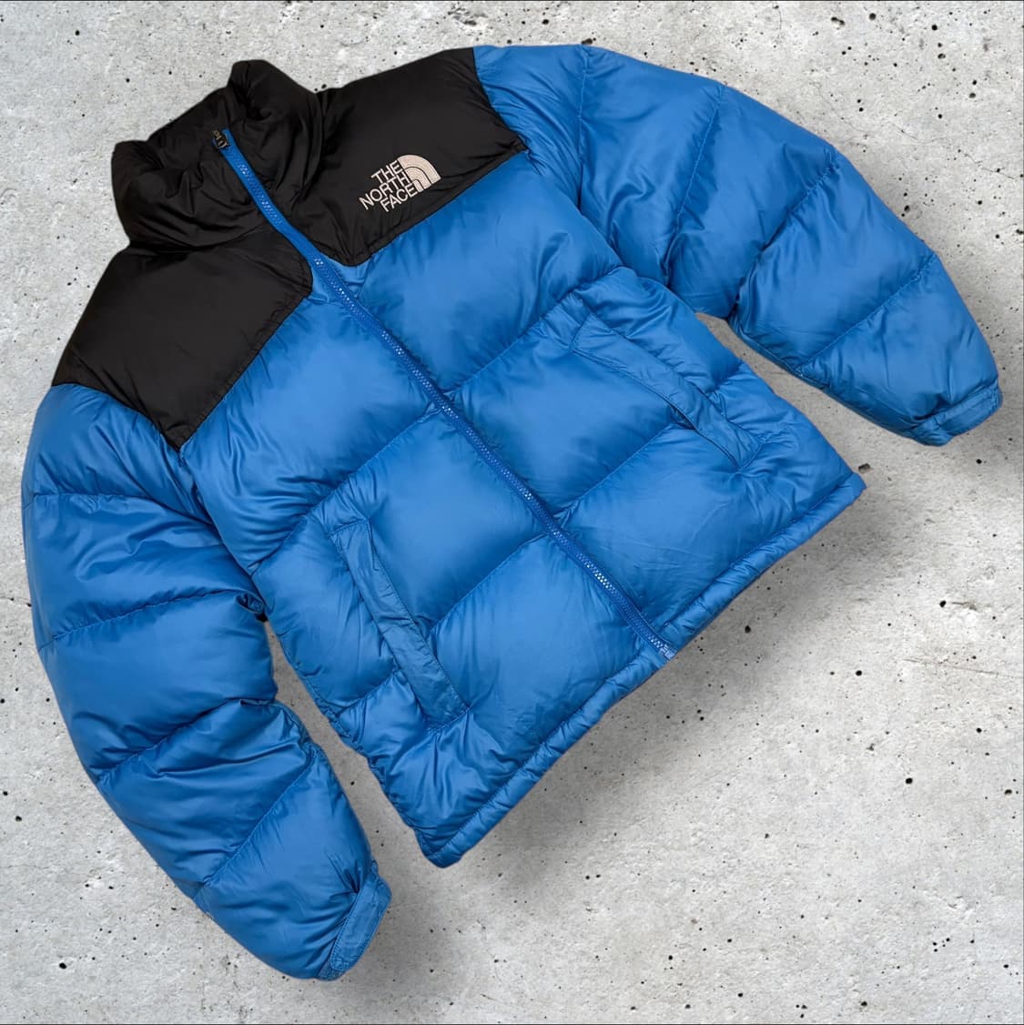 [90] 노스페이스 700 눕시 다운 패딩 블루/블랙 B768 상품이미지1
