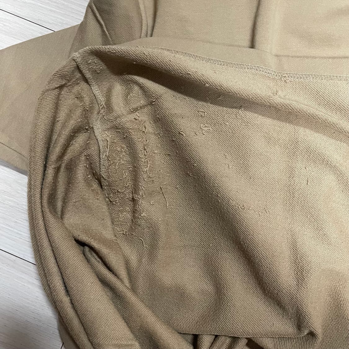 그라프페이퍼 L/S 포켓 스웻 티(베이지/F사이즈) 상품이미지5