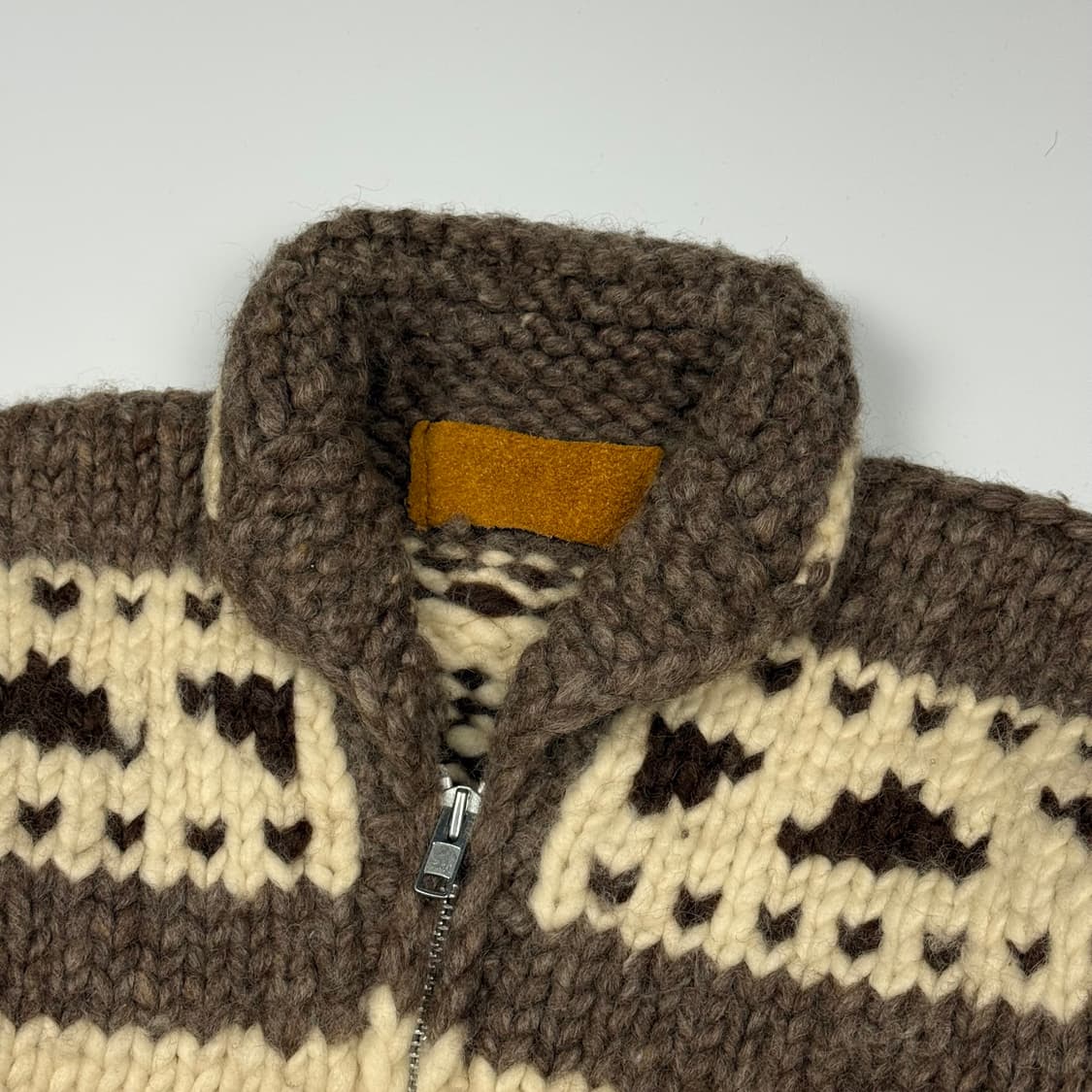 (103) 빈티지 캐나다 썬더버드 헤비울 코위찬 가디건 상품이미지6