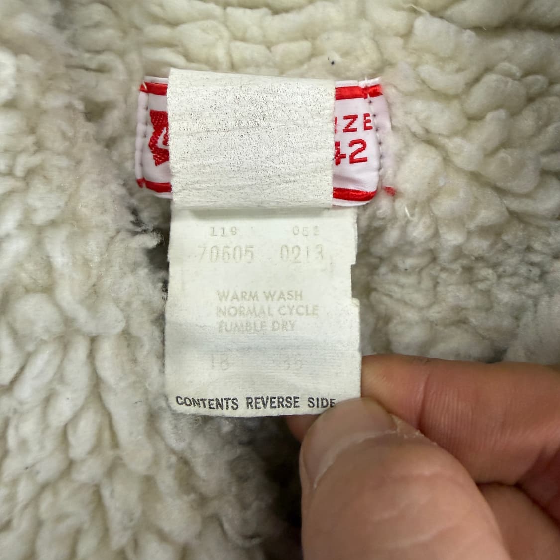 (L)90s 리바이스 Levis 70605 데님 쉐르파 자켓 상품이미지3