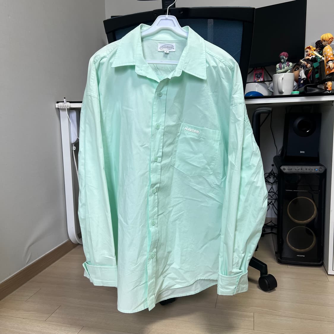 해비즘 오버핏 셔츠 상품이미지1